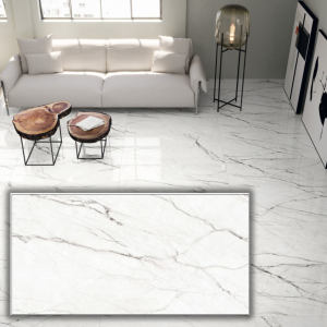 płytka gresowa VOLTERRA BLANCO POLEROWANE 59x119