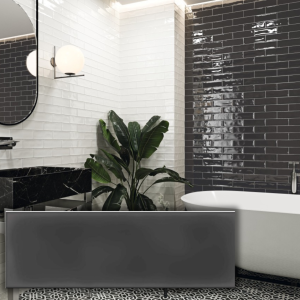 płytki cegiełki SANTELMO NEGRO 6,5X20