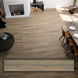 gres porcelanowy SAJONIA NOGAL 19,5X120