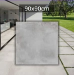 Płytka gresowa tarasowa Tuscania Caementum Griseo FP2 90x90x2cm