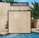 Płytka gresowa tarasowa Tuscania Colosseo Beige FP2 90x90x2cm