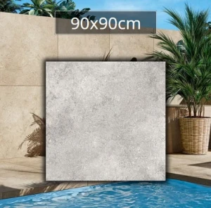 Płytka gresowa tarasowa Tuscania Colosseo Grigio FP2 90x90x2cm