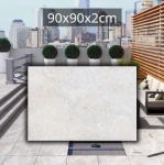 Płytka gresowa tarasowa Tuscania Dolomia White FP2 90x90x2cm