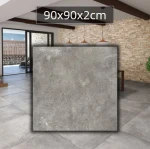 Płytka gresowa tarasowa Tuscania Meteora Grigio FP2 90x90x2cm