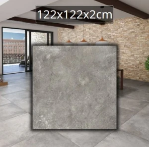 Płytka gresowa tarasowa Tuscania Meteora Grigio FP2 122x122x2cm