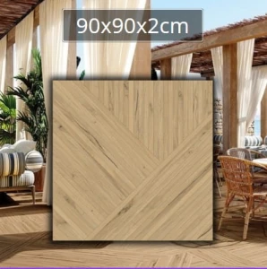 Płytka gresowa tarasowa Tuscania Natura Intraccio Frassino FP2 90x90x2cm