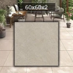 Gres 2cm Signum Beige 60x60x2cm na podstawkach Płytki Tarasowe Goliat 0,72m2