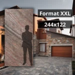 Fornir Kamienny XXL Copper 122x244 Zwijany elastyczny kamień w rolce 