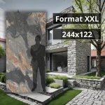 Fornir Kamienny XXL Autumn Rustic 122x244 Elastyczna tapeta kamienna kamień w rolce