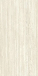 Spiek kwarcowy Laminam Travertino Bianco Bocciardato 100x300 cm – struktura trawertynu