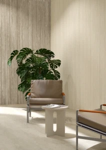 Spiek kwarcowy 100x300 cm – efekt piaskowanego trawertynu od Laminam
