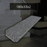 Stopnica granitowa antracytowa G654 Padang Dark płomieniowana 180x33x2cm Schody Granitowe