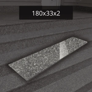 Stopień granitowy Brąz Królewski G664 polerowana 180x33x2 Schody z Kamienia Naturalnego