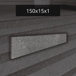 Podstopień z granitu Brąz Królewski G664 polerowany 150x15x1 Rosa Beta