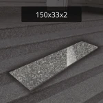 Stopień granitowy Brąz Królewski G664 polerowana 150x33x2 Schodek