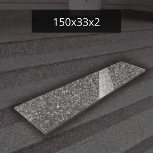 Stopień granitowy Brąz Królewski G664 polerowana 150x33x2 Schodek