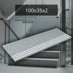 Stopnica granitowa szara G603 polerowana Stopień Talia Grey 100x35x2 antypoślizgowa