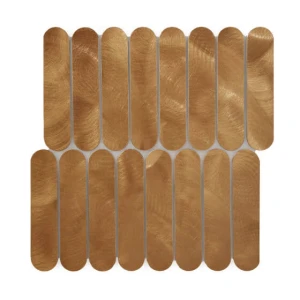 Mozaika Metaliczna Allumi Pills Brass Gold 29,4x29,2 cm