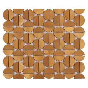 Mozaika Metaliczna Allumi Tabs Brass Gold 35x29,8 cm