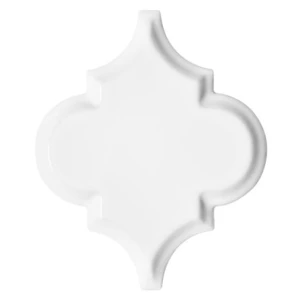 Płytka Gresowa Arabesco White DUNIN – Biała Arabeska 13,1x15,8 cm Błyszcząca