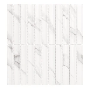 DUNIN KitKat Carrara Matt – Mozaika Gresowa Marmurowa 29,7x29,3 cm, Matowa