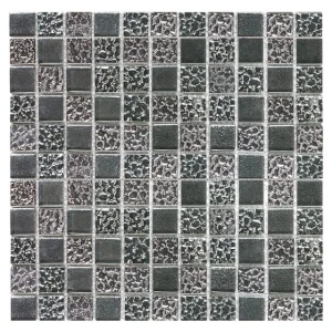 DMX 224 – Szklana Mozaika Srebrna z Połyskiem Glass Mix DUNIN