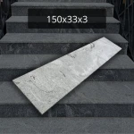 Stopnica granitowa szara Juparana Grey / Viscont White polerowana 150x33x3cm Schody z granitu