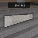 Podstopnica granitowa brąz królewski G664 polerowana 150x15x2
