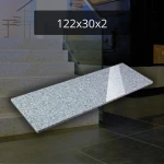 Stopnica granitowa szara G603 polerowana Bianco Cristal 122x30x2cm
