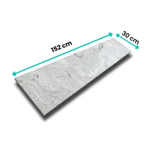 Stopnica | Parapet granitowy Juparana 152x30x2 cm