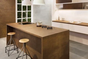 Elewacja industrialna z Lava Corten 100×100 cm