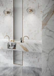 Spieki kwarcowe Ragno Calacatta Michelangelo 120x278mm poler
