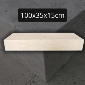 Bloki schodowe z trawertynu ivory classic mix 100x35x15