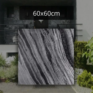 Płytka Kwarcytowa Silver Grey Leather 60x60x1,2 cm