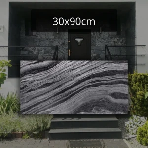 Kamień elewacyjny-dekoracyjny Silver Grey Leather 30x90x1,2 cm
