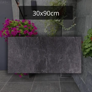 Kamień elewacyjny ozdobny Silver Grey Naturalny 30x90x1,2 cm