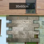 Kamień elewacyjny-dekoracyjny łupek Silver Shine Natural 30x60x0,8-1,3cm 