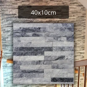 Kamień dekoracyjny marmurowy Pure Cloud 10x40