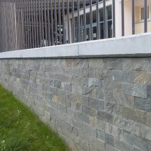 KOMPLET 27 M2 Kamień elewacyjny-dekoracyjny łupek Deoli Green Naturalny 10x30x0,8-1,3cm