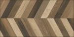 gres porcelanowy SAJONIA CHEVRON WENGUE 45X90