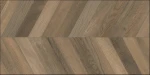 gres porcelanowy SAJONIA CHEVRON NOGAL 45X90