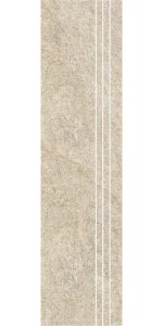 Gres Stopnica Gresowa 20mm Pietra Serena Cream Zoya 120x30x2 cm Taras Wentylowany z gresu