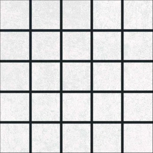 gres porcelanowy ATENEA WHITE na siatce