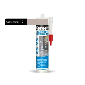 SILIKON SANITARNY CERESIT CS-25 CEMENTGRAY 12