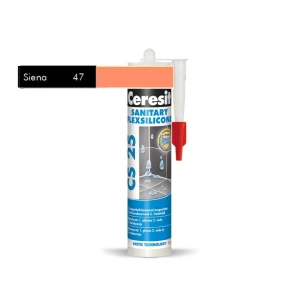 SILIKON SANITARNY Ceresit CS-25 siena 47