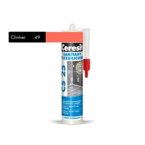 SILIKON SANITARNY Ceresit CS-25 clinkier 49