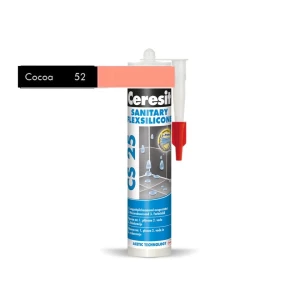 SILIKON SANITARNY Ceresit CS-25 cocoa 52