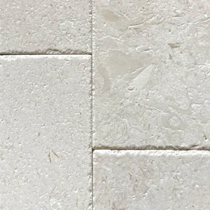 Płytki Wapienne Emelas Beige French Pattern szczotkowany układanka rzymska 1kpl 0,742m2