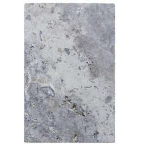Płytki trawertynowe Ash Silver Bębnowany  61x40,6x1,2cm 