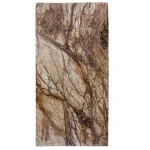 Płytka marmurowa Rain Forest Brown polerowana 61x30,5x1,2 cm